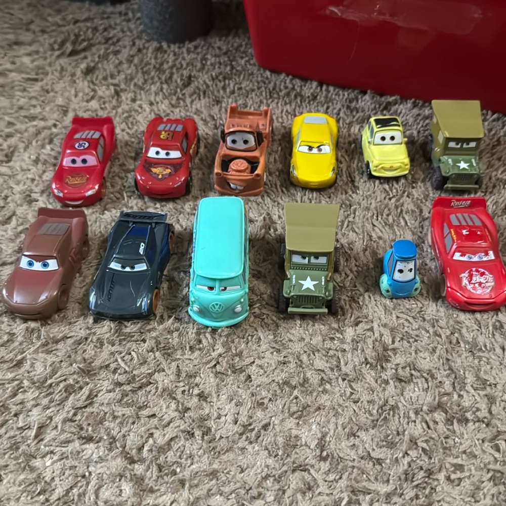 Disney Cars, set of plastic Cars